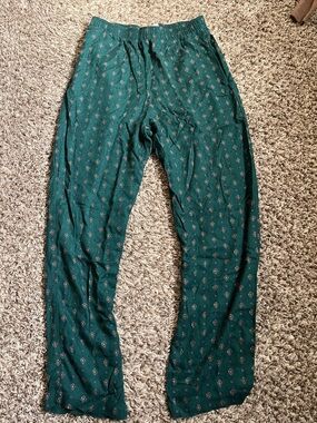 Napa Valley Forest Green Printed Lounge Pants